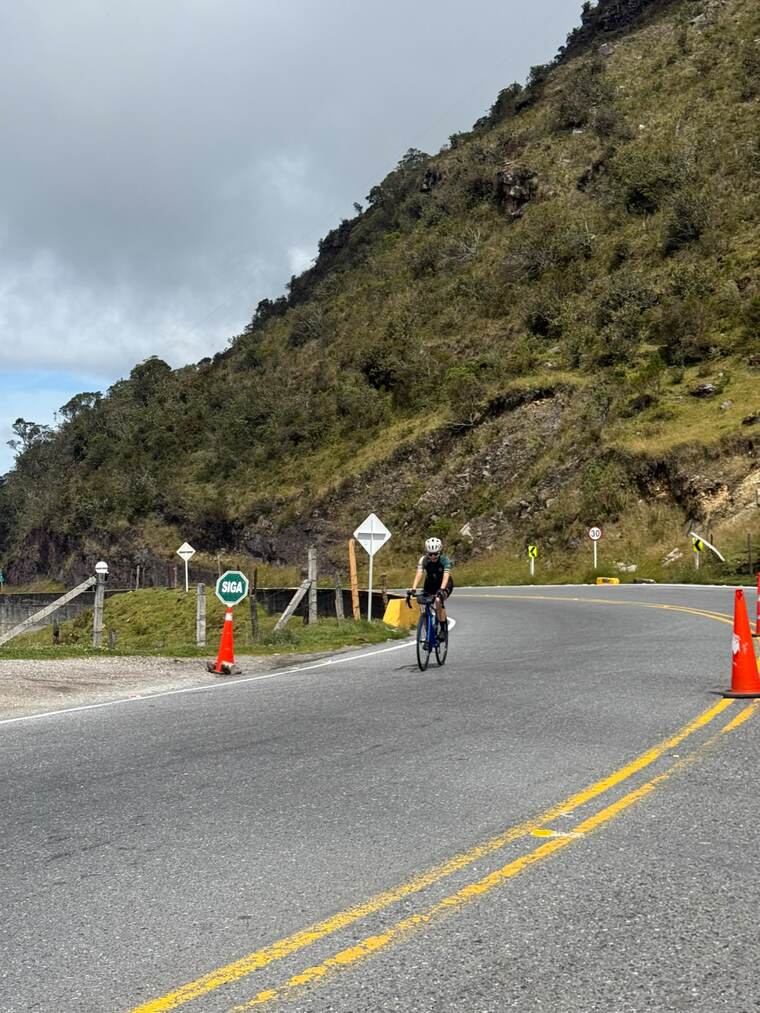 Subiendo con el valle de fondo