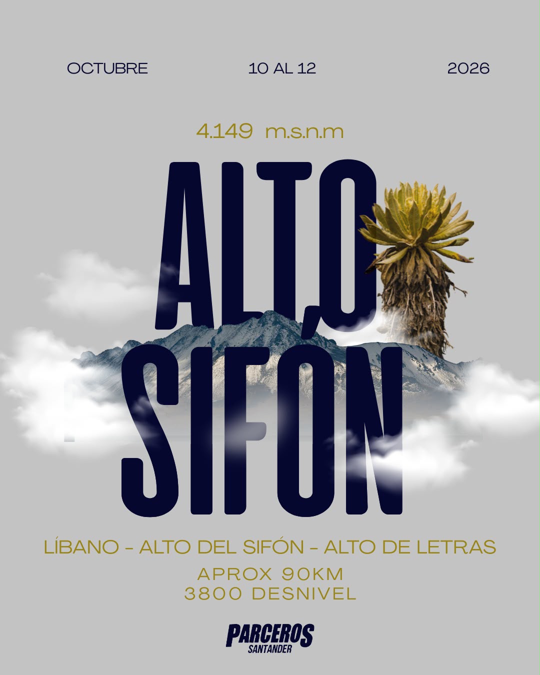 Reto al Alto del Sifón 2026 · Parceros Santander